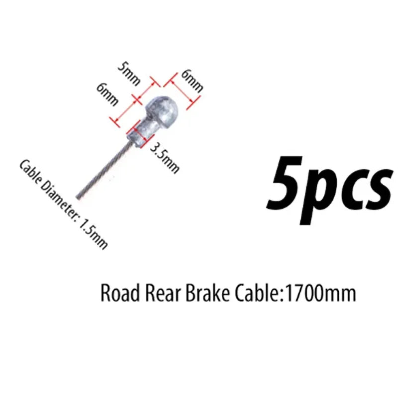 Juego de cables para frenos de bicicleta