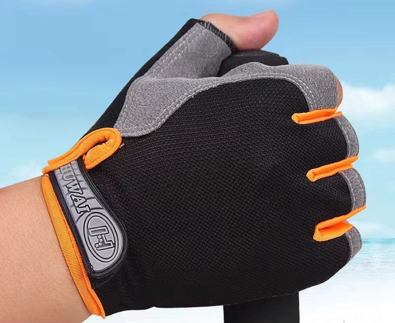Fingerless Gym Training Gloves for Men Women Cycling Gloves Sports Fitness Motorcycle Mtb Anti-slip Gloves Bicycle Accessories