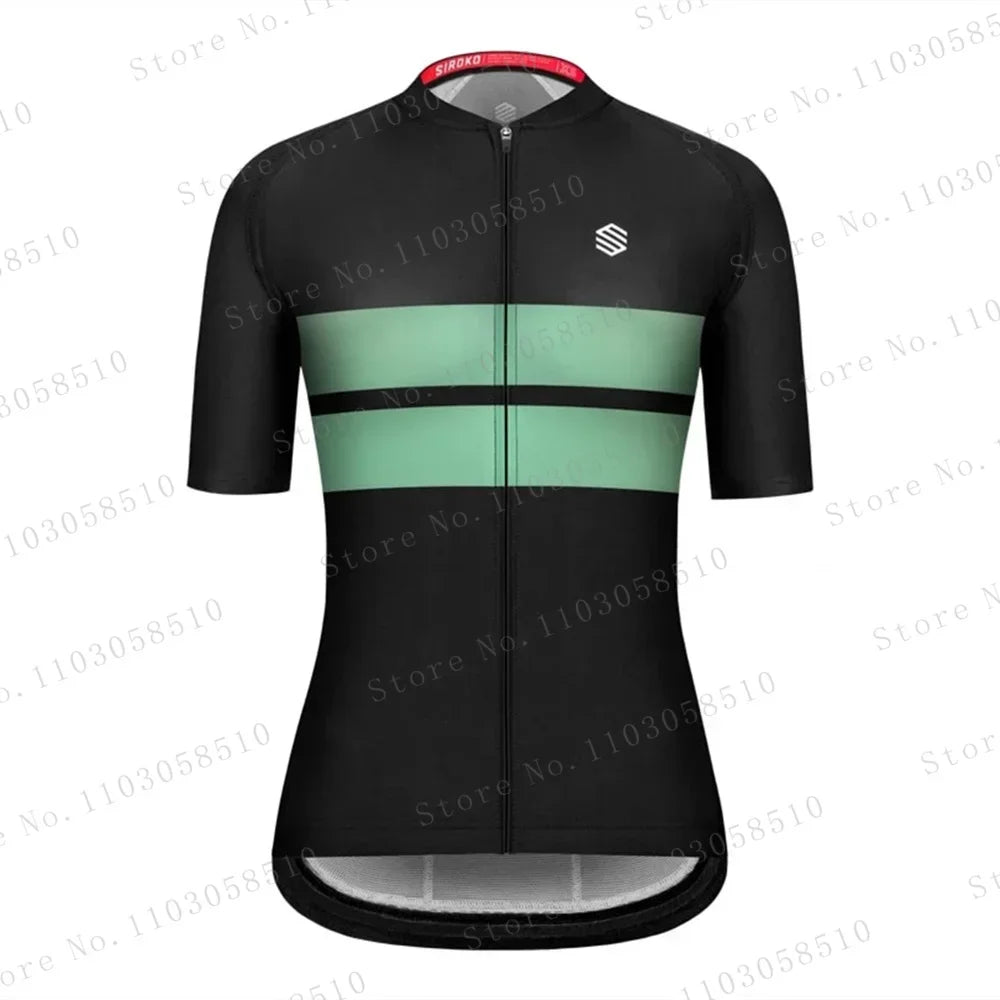 Siroko Women Cycling Jersey Top Summer Mountain Bicycle Clothing Maillot Ciclismo Short Sleeve MTB Bike Jersey Team Cycling Shir