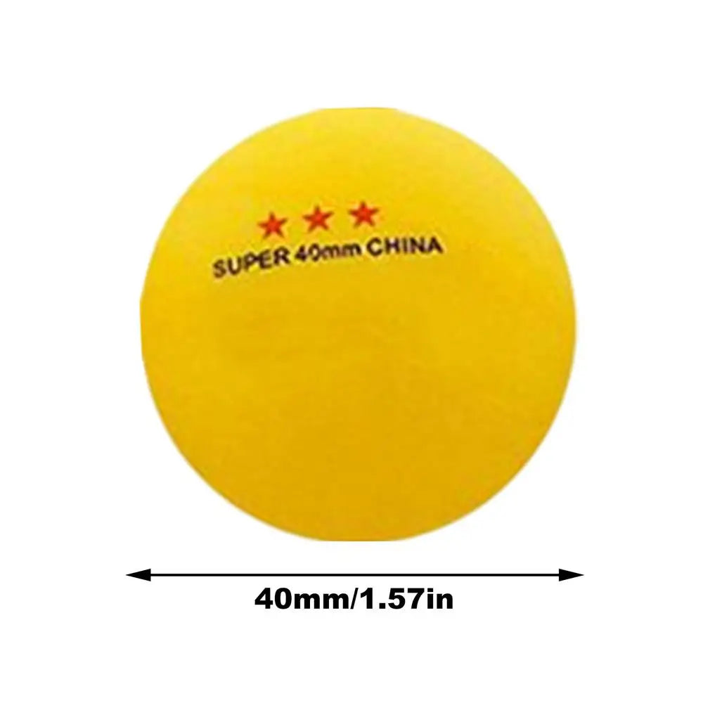 Juego de 6 pelotas de ping pong 3 estrellas 40 mm