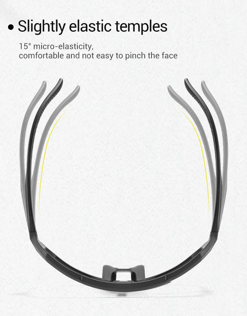 Gafas deportivas amarillas Polarizadas UV400 Unisex