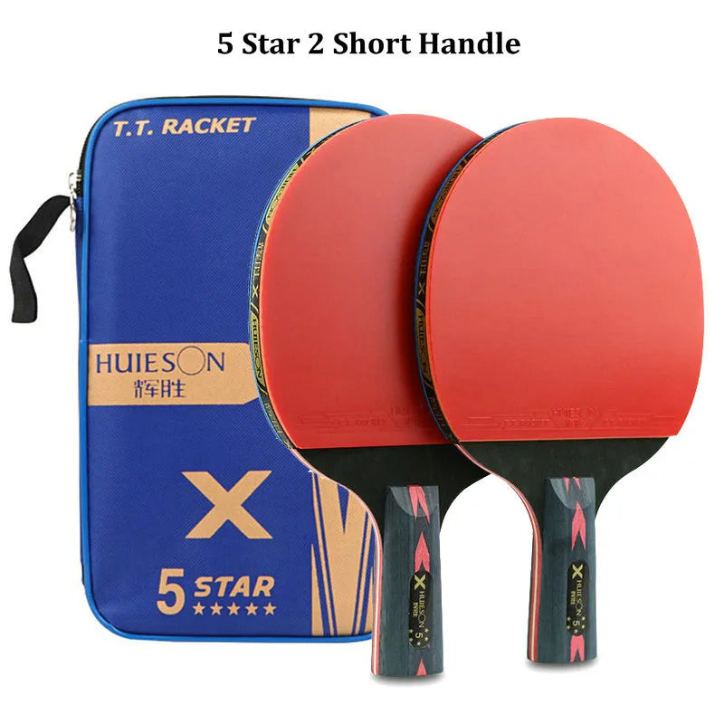 Juego de 2 raquetas de ping pong Huieson 5/6 Star Offensive