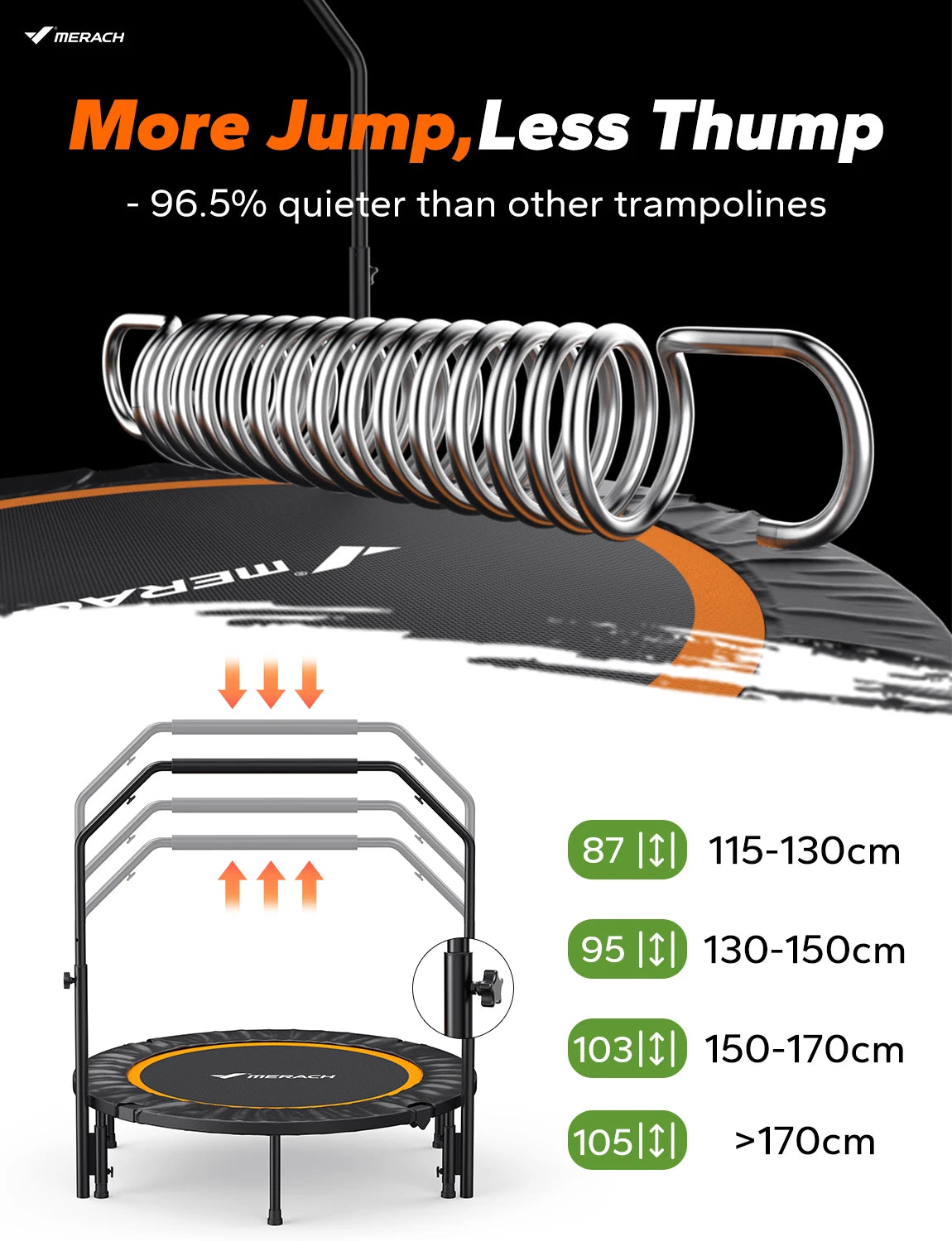 trampolín fitness 48'