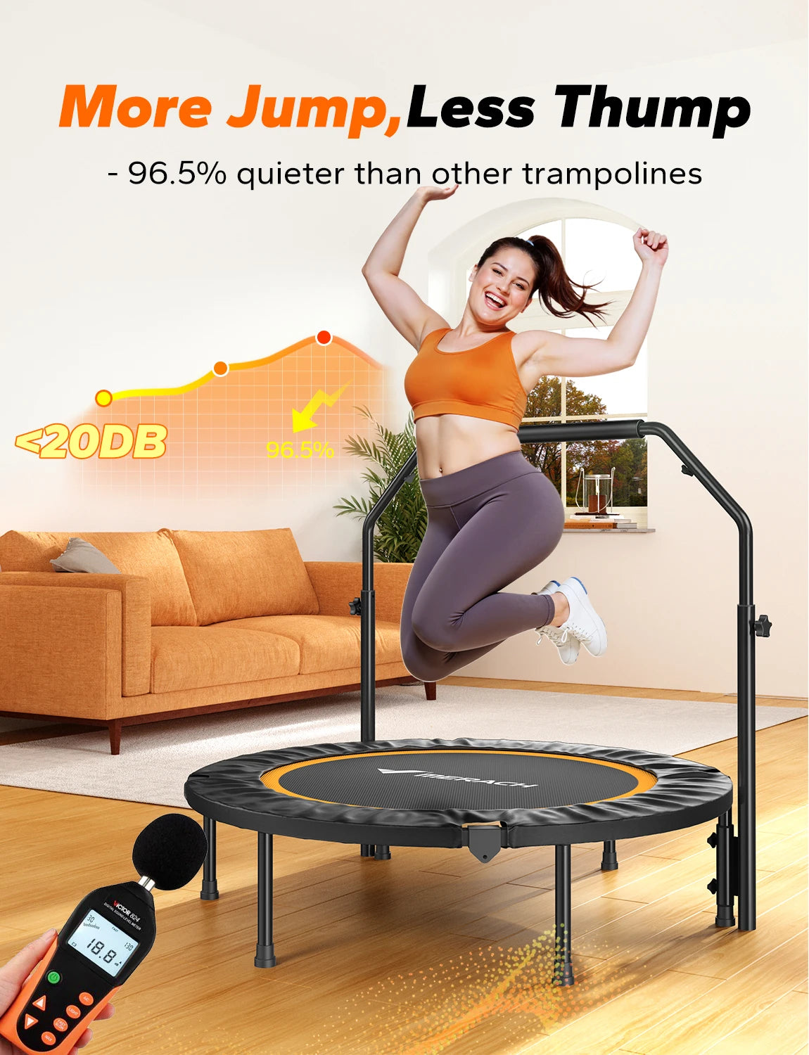 trampolín fitness 40 pulgadas