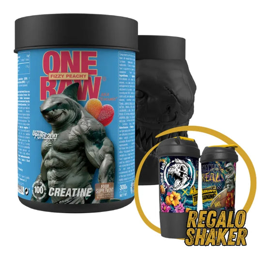 Zoomadlabs - one raw 300g creatine zoomadlab - gift shaker zoomadlab- ultrapure 200 - aka escualo - 300g - creatine monohydrate improves energy performance and muscle construction, benefiting the natural growth of muscles.