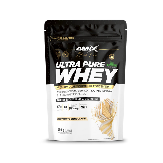 Ultra pure whey black line protein 500gr - amix