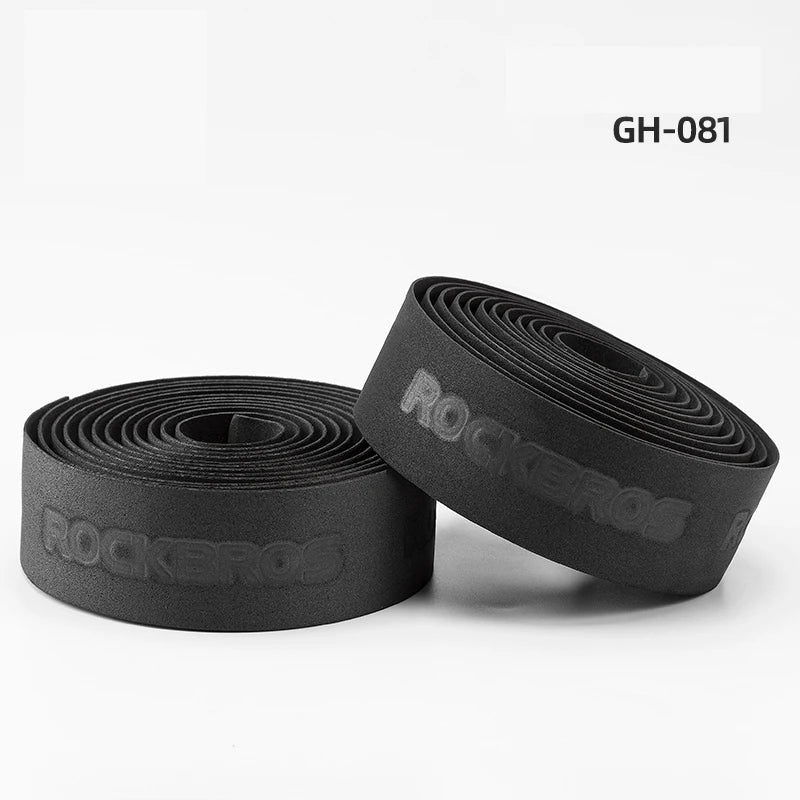 Cinturón de manillar de ciclismo ROCKBROS, corcho para bicicleta, vendaje para manillar deportivo, cinta EVA para manillar doblado + 2 tapones para manillar, accesorios para bicicleta