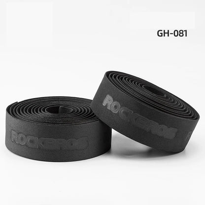 Cinturón de manillar de ciclismo ROCKBROS, corcho para bicicleta, vendaje para manillar deportivo, cinta EVA para manillar doblado + 2 tapones para manillar, accesorios para bicicleta