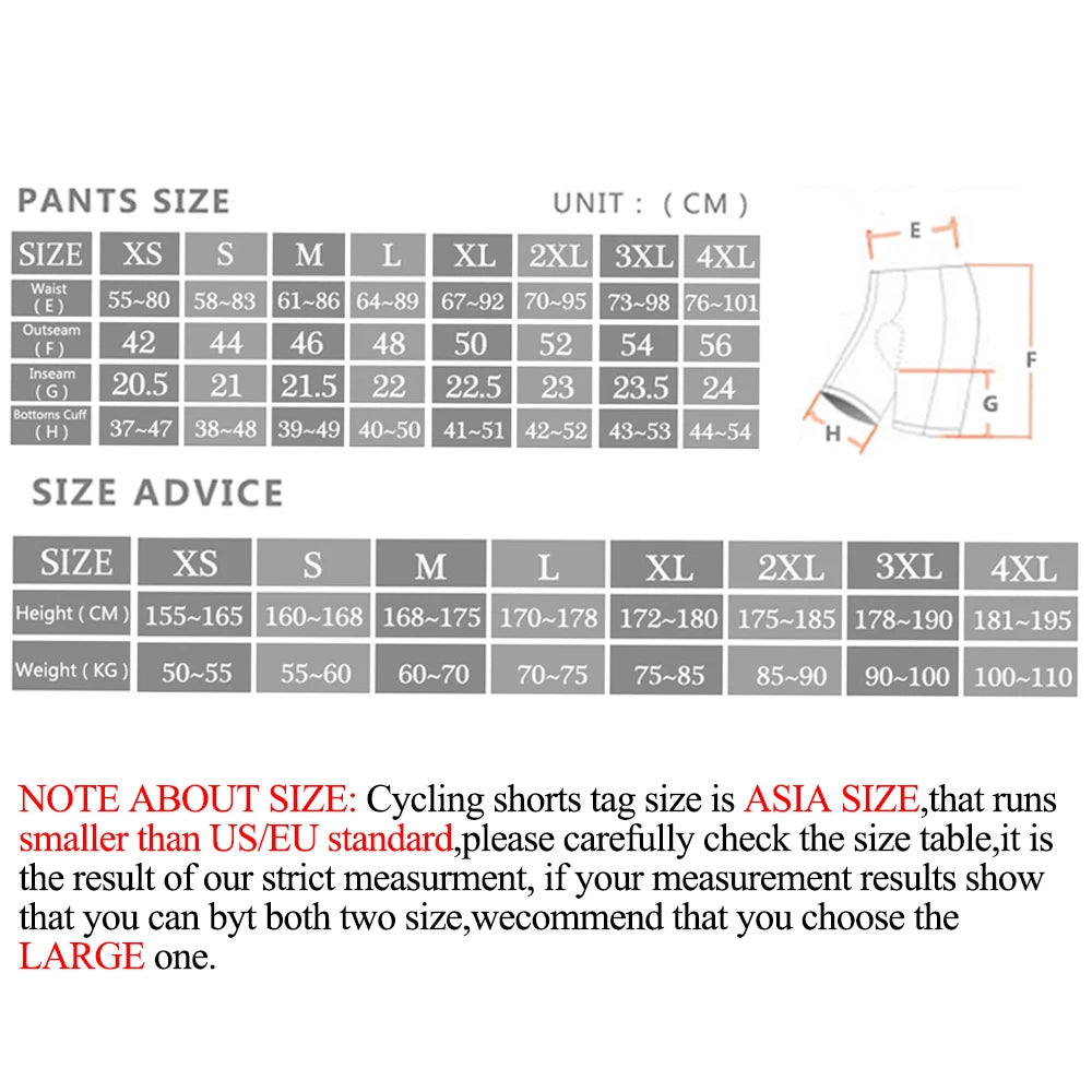 Pantalones cortos de ciclismo para hombre X-TIGER Coolmax 5D con acolchado, pantalones para montar en bicicleta, pantalones cortos de ciclismo MTB a prueba de golpes, mallas de ciclismo.