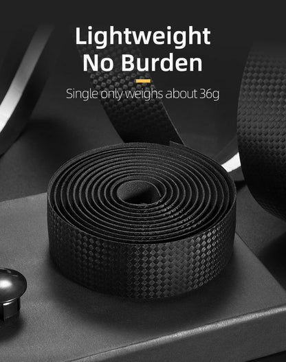 Cinturón de manillar de ciclismo ROCKBROS, corcho para bicicleta, vendaje para manillar deportivo, cinta EVA para manillar doblado + 2 tapones para manillar, accesorios para bicicleta