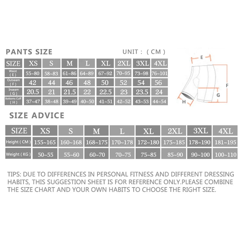 Pantalones cortos de ciclismo X-TIGER para hombre, resistentes a los golpes, transpirables y de verano con acolchado de gel Coolmax 5D.