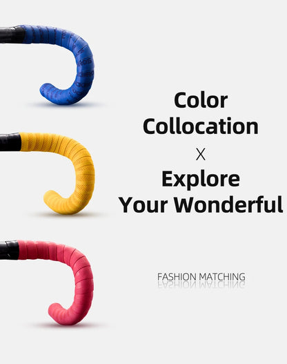 Cinturón de manillar de ciclismo ROCKBROS, corcho para bicicleta, vendaje para manillar deportivo, cinta EVA para manillar doblado + 2 tapones para manillar, accesorios para bicicleta