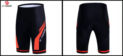 Pantalones cortos de ciclismo para hombre X-TIGER Coolmax 5D con acolchado, pantalones para montar en bicicleta, pantalones cortos de ciclismo MTB a prueba de golpes, mallas de ciclismo.
