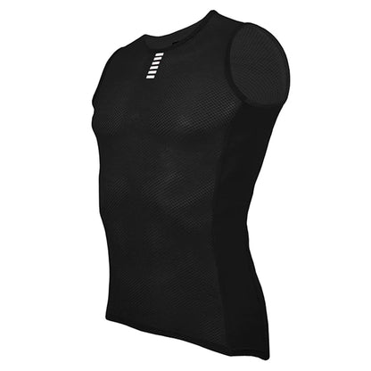 Just Update SPEXCEL Superlight Pro Team Base Layer sin mangas Ropa interior de ciclismo Secado rápido Camiseta de carretera Hombre Mujer Camiseta de malla debajo