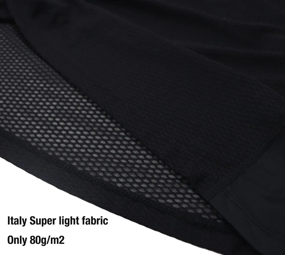 Just Update SPEXCEL Superlight Pro Team Base Layer sin mangas Ropa interior de ciclismo Secado rápido Camiseta de carretera Hombre Mujer Camiseta de malla debajo
