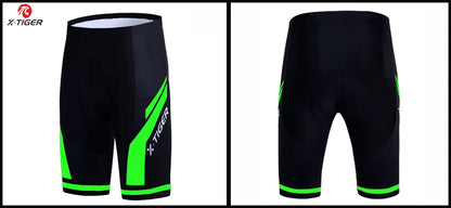 Pantalones cortos de ciclismo para hombre X-TIGER Coolmax 5D con acolchado, pantalones para montar en bicicleta, pantalones cortos de ciclismo MTB a prueba de golpes, mallas de ciclismo.