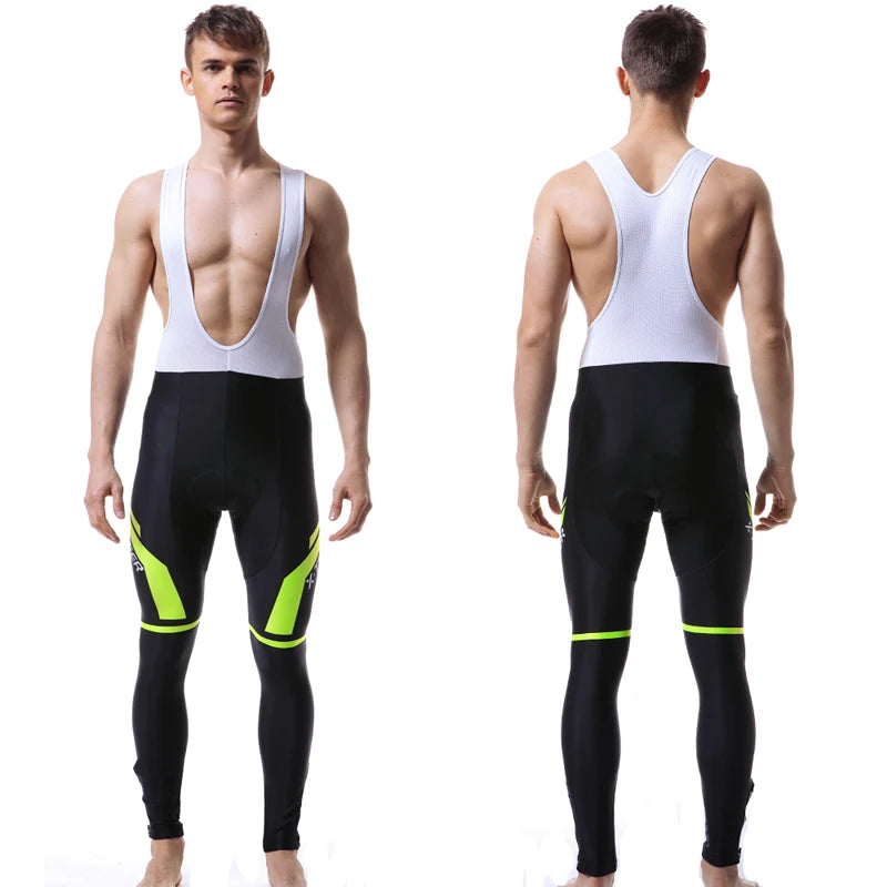Pantalones de ciclismo X-Tiger para primavera-verano con badana de gel 5D. Mallas de ciclismo. Pantalones con tirantes para bicicleta de montaña (MTB). Pantalones de ciclismo para descenso. Pantalones de ciclismo.