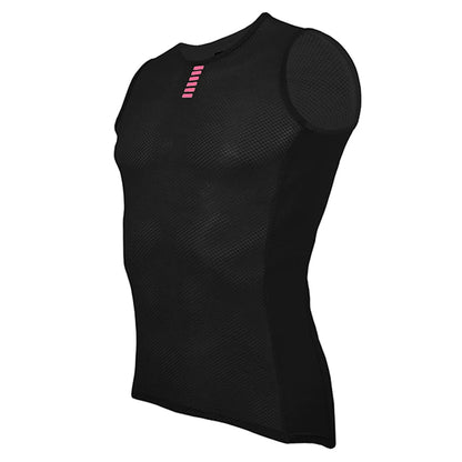 Just Update SPEXCEL Superlight Pro Team Base Layer sin mangas Ropa interior de ciclismo Secado rápido Camiseta de carretera Hombre Mujer Camiseta de malla debajo