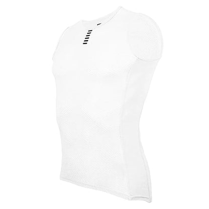 Just Update SPEXCEL Superlight Pro Team Base Layer sin mangas Ropa interior de ciclismo Secado rápido Camiseta de carretera Hombre Mujer Camiseta de malla debajo