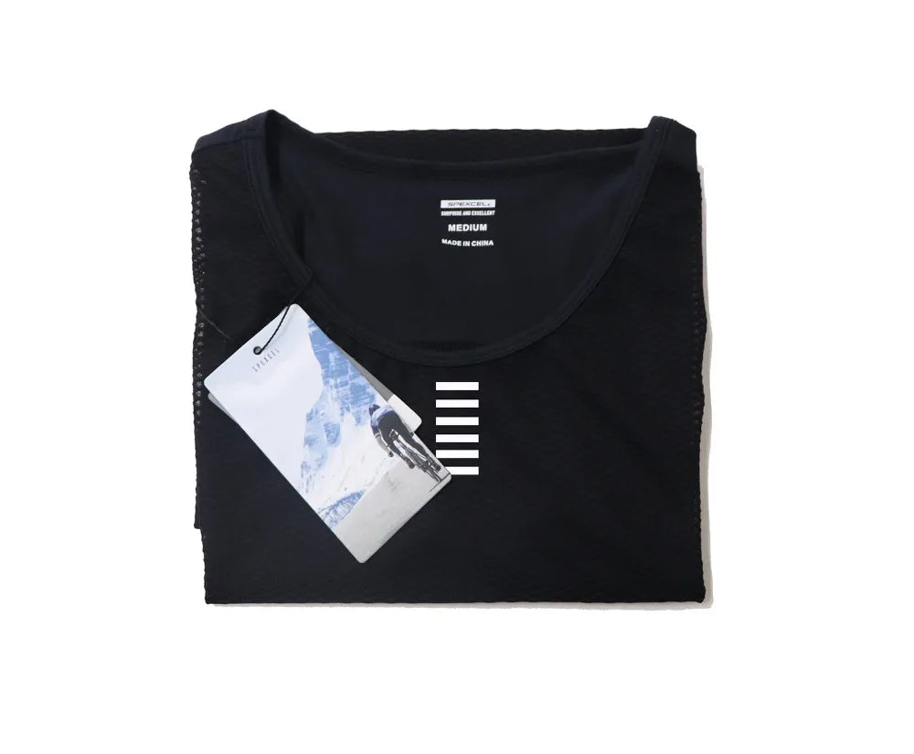 Just Update SPEXCEL Superlight Pro Team Base Layer sin mangas Ropa interior de ciclismo Secado rápido Camiseta de carretera Hombre Mujer Camiseta de malla debajo