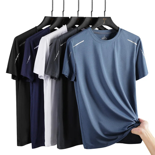 Camiseta deportiva transpirables, para deportes al aire libre, cortas, de verano