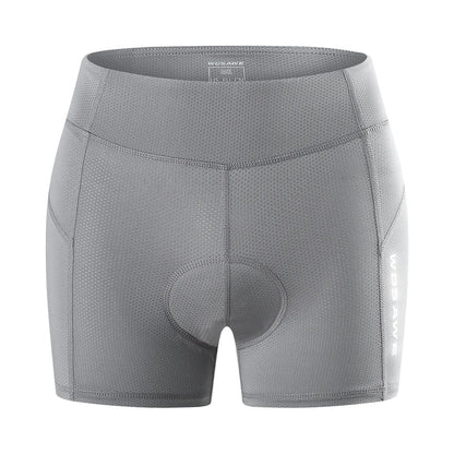 WOSAWE Women Cycling Shorts Bicycle Underpants 3D Gel Padded MTB Bike Short Pants for Gilrs Ladies High Waistline Sports Shorts
