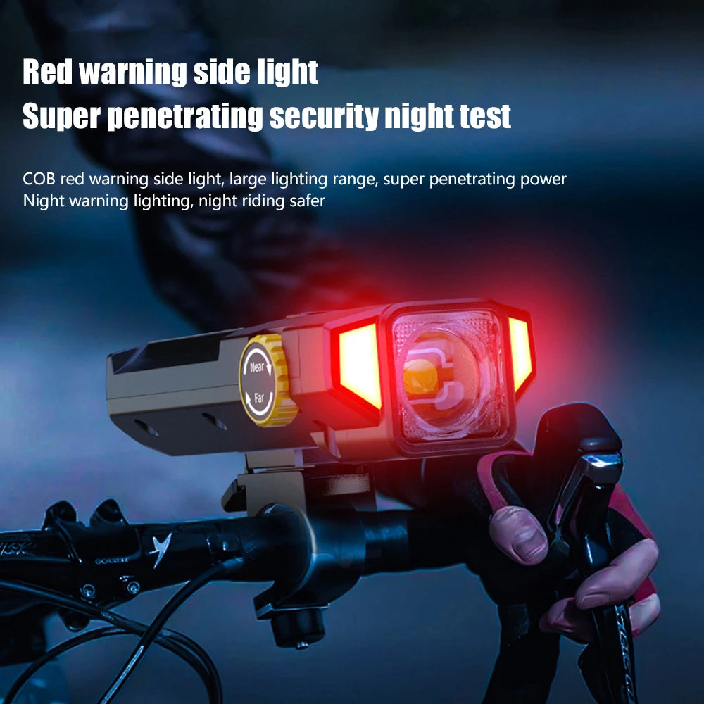 Luz para bicicleta solar  Tipo-C