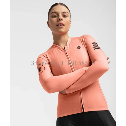 siroko women long sleeve cycling jersey ultralightweight Premium Anti-UV Sweatshirt Cycling Suit Autumn Quick-Dry Racing Uniform