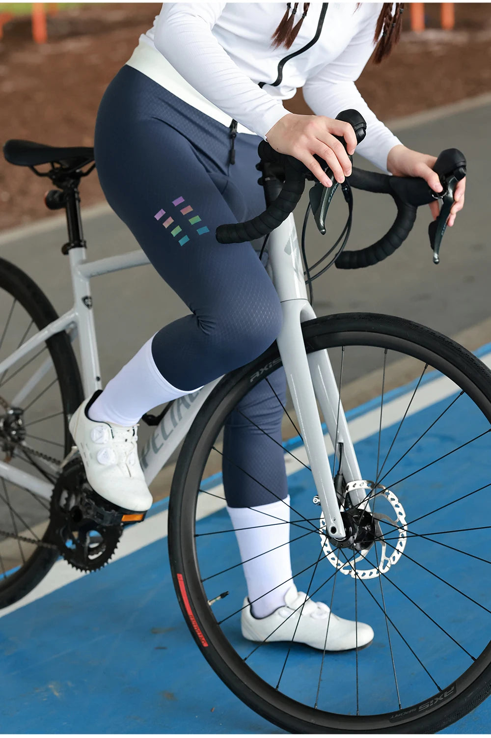WOSAWE Women's Cycling Bib Pants Road Bike Tights Sports Pants High Quality Mountain Bicycle Trousers for Women