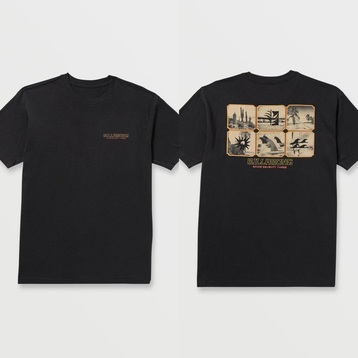 Camiseta Billabong de algodón Negra