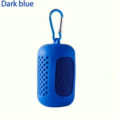 Cooling Towel Breathable Chilly Towel Sports Towel With Storage Box Yoga Towel Gym Towel for Indoor & Outdoor Activities