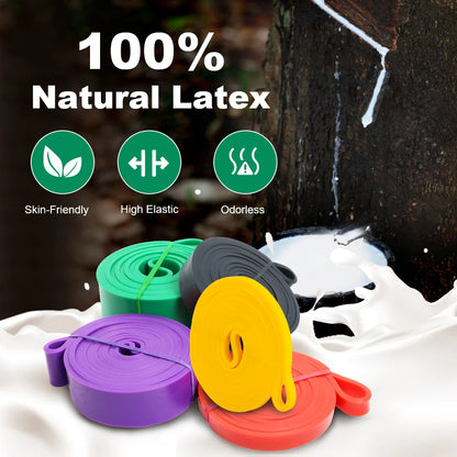 5~120lbs Fitness Resistance Band Boxing Agility Training Workout Gym Equipment Yoga Pilates Accessories Rubber Band Home Gym