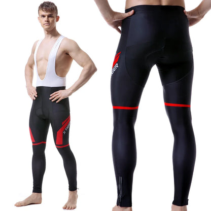 Pantalones de ciclismo X-Tiger para primavera-verano con badana de gel 5D. Mallas de ciclismo. Pantalones con tirantes para bicicleta de montaña (MTB). Pantalones de ciclismo para descenso. Pantalones de ciclismo.