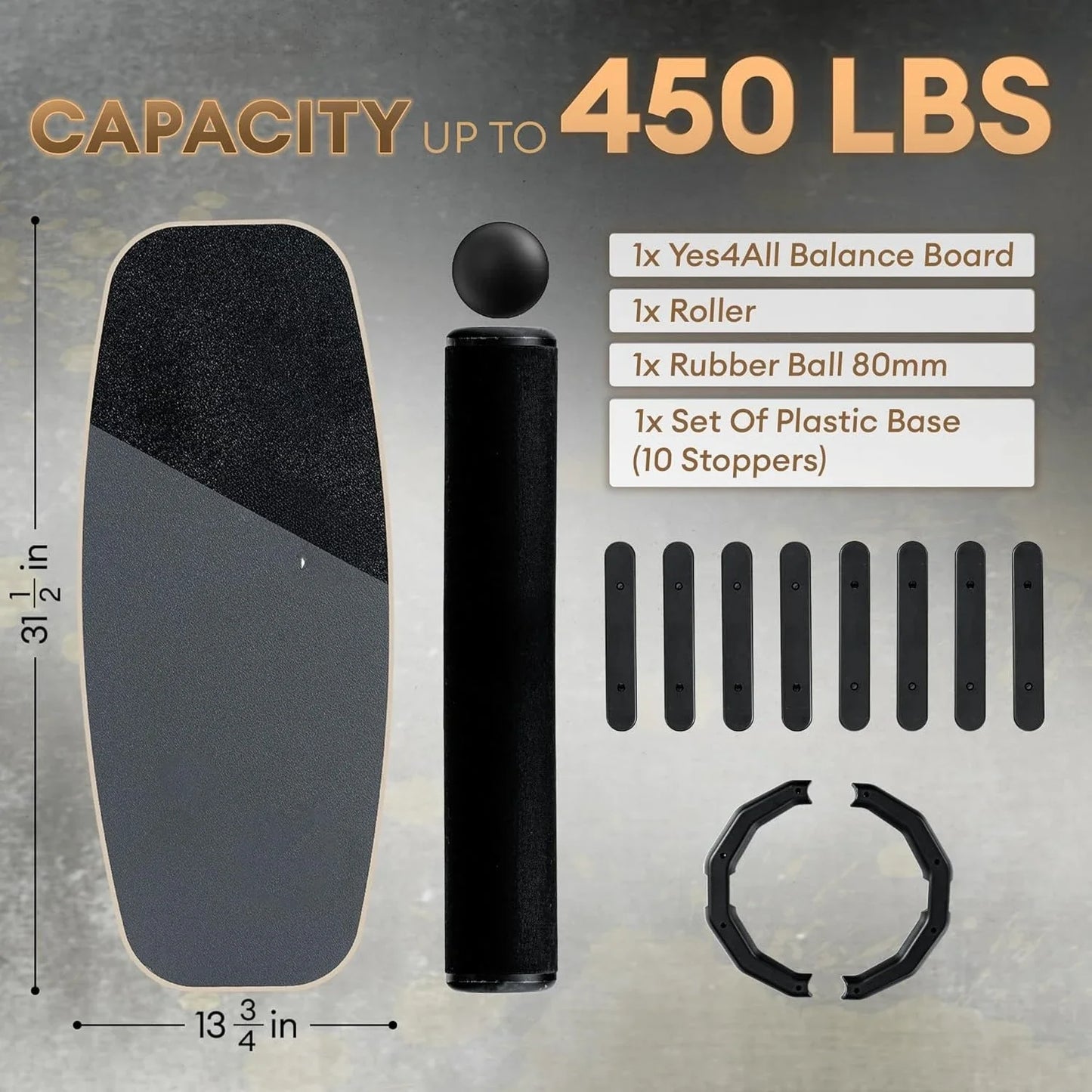 Equilibrio de tabla de equilibrio de madera