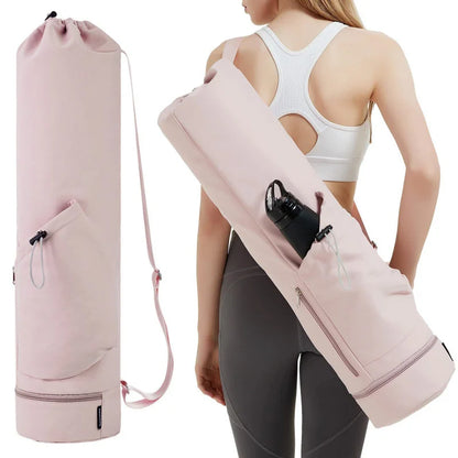 Yoga Mat Bag with Water Bottle Pocket & Wet Storage – Multi-Functional Carrier for Gym, Pilates & Fitness