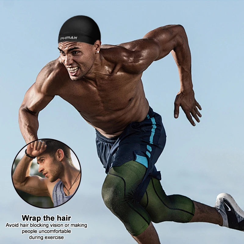 PHMAX Summer Breathable Cycling Cap Bicycle Hiking Fishing Hats Sport Tennis Elastic Hat Basketball Baseball Fashion Beanies