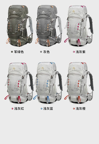 Upgraded 35+5L Heavy-Duty Hiking Backpack Expandable Rucksack for Trekking, Camping & Travel, Durable Large Capacity