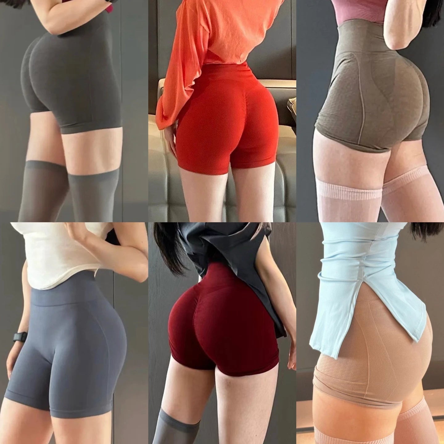 Seamless Jacquard Yoga Pants with Super Soft Touch Tight Body Hip Lifting Three Part Pants,Fitness Shorts for Women