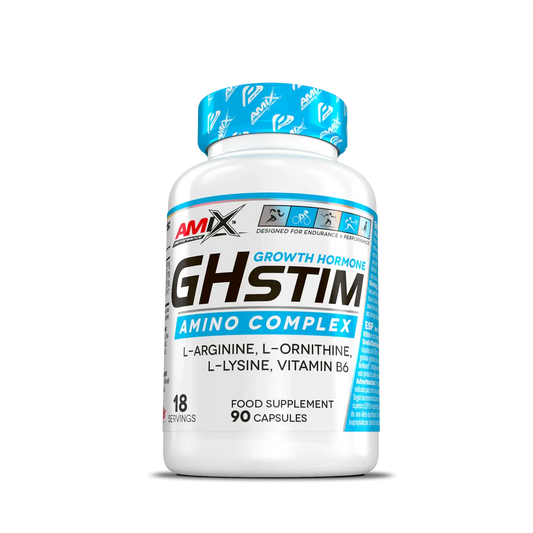 Amix nutrition ghstim amino complex 90 capsules growth hormone stimulator and amino acids amix performance
