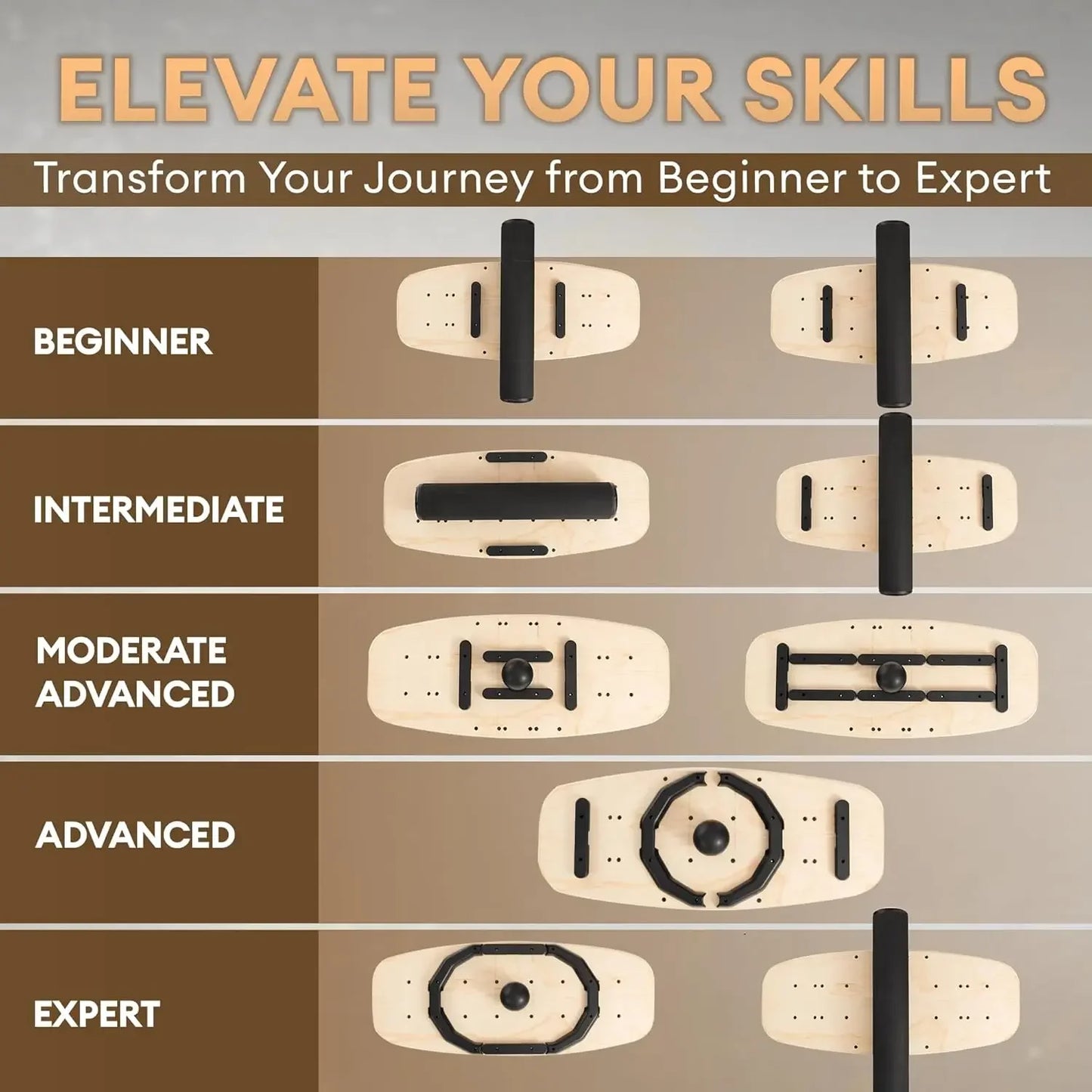 Equilibrio de tabla de equilibrio de madera