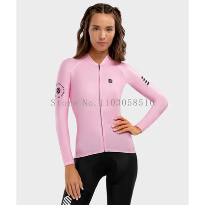 siroko women long sleeve cycling jersey ultralightweight Premium Anti-UV Sweatshirt Cycling Suit Autumn Quick-Dry Racing Uniform