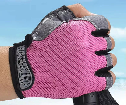 Fingerless Gym Training Gloves for Men Women Cycling Gloves Sports Fitness Motorcycle Mtb Anti-slip Gloves Bicycle Accessories