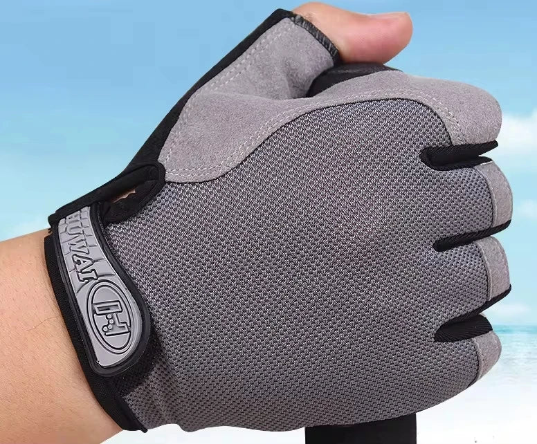 Fingerless Gym Training Gloves for Men Women Cycling Gloves Sports Fitness Motorcycle Mtb Anti-slip Gloves Bicycle Accessories