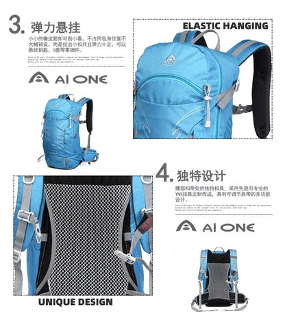 30L Outdoor Hiking Backpack for Men Sports Climbing Bag Mochila Camping Mountaineering Bag Travel Trekking Motorcycle Rucksack