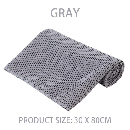 Cooling Towel Breathable Chilly Towel Sports Towel With Storage Box Yoga Towel Gym Towel for Indoor & Outdoor Activities