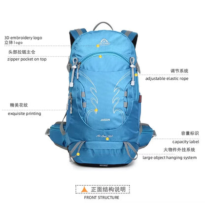 30L Outdoor Hiking Backpack for Men Sports Climbing Bag Mochila Camping Mountaineering Bag Travel Trekking Motorcycle Rucksack