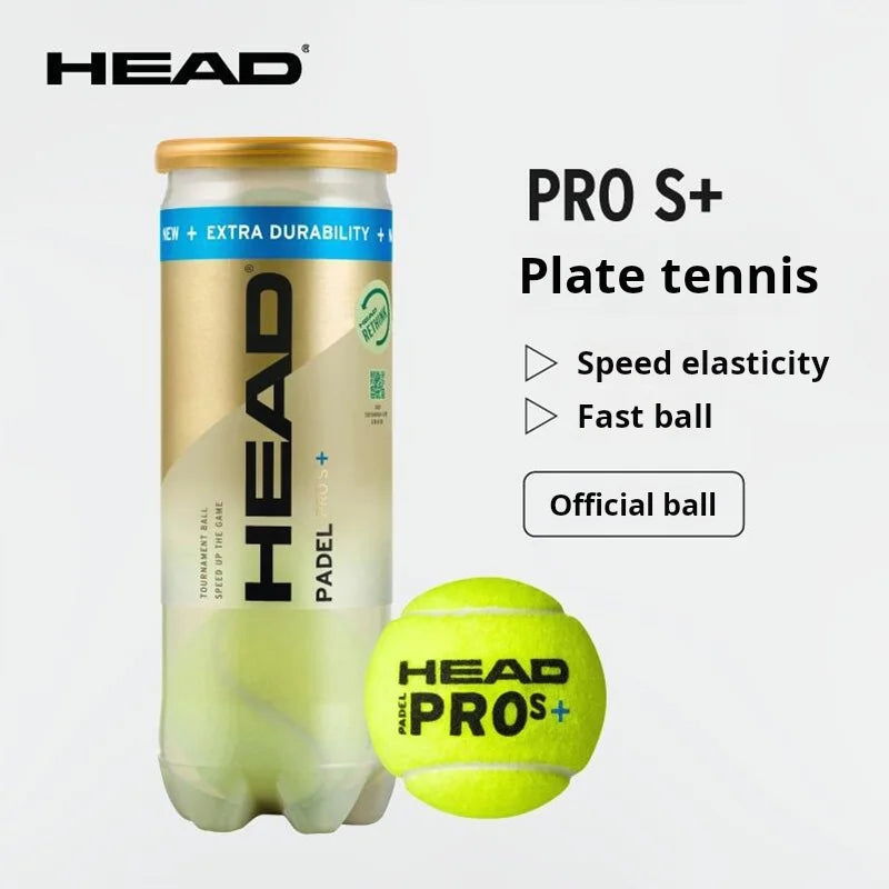 Pelota de Padel Head Pro Pack 3 Botes Bolas Padel Profesionales Competición Alta Durabilidad