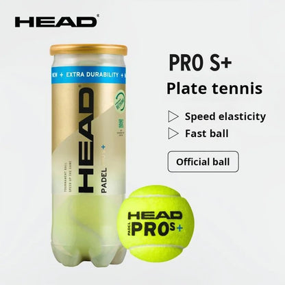 Pelota de Padel Head Pro Pack 3 Botes Bolas Padel Profesionales Competición Alta Durabilidad