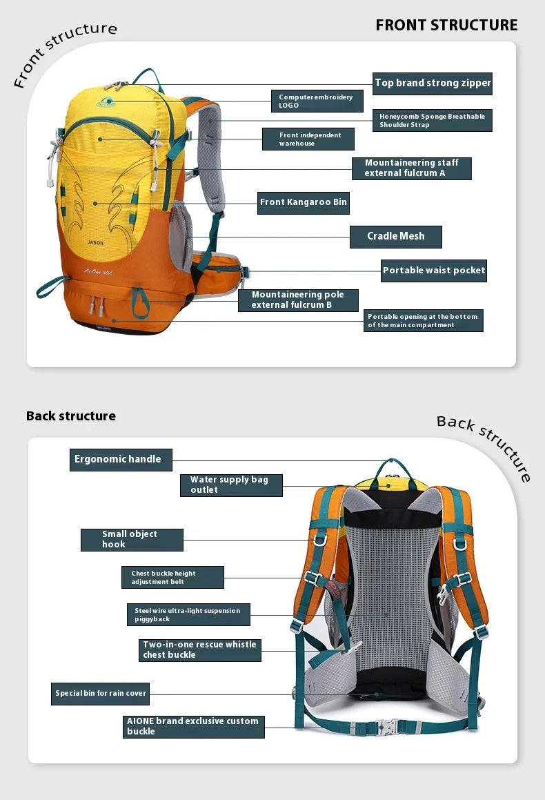 mochila senderismo 30L