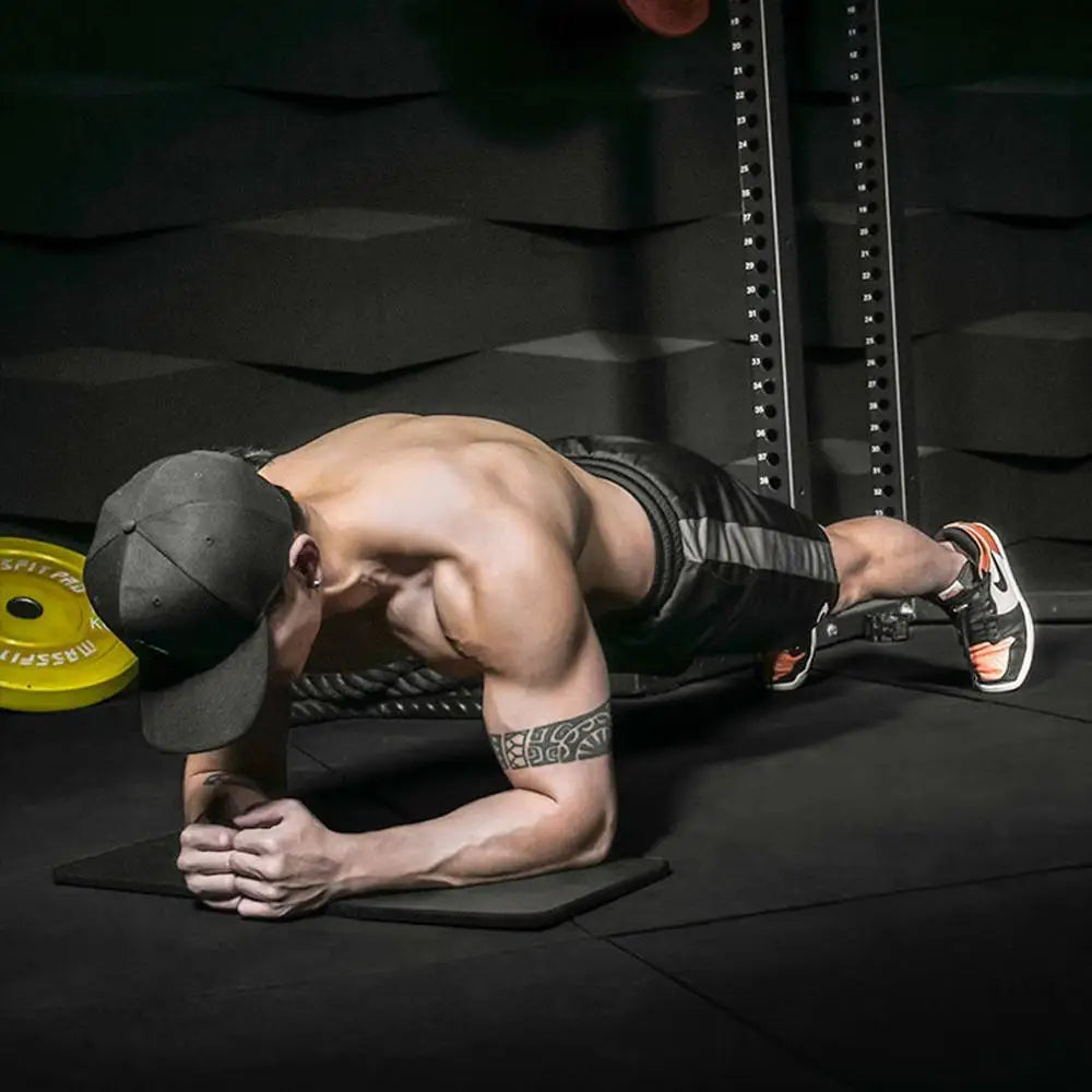 Yoga Mat 1.5cm Extra Thick Yoga Knee Pad Non-slip Foam Yoga Pads Fitness Crossfit Pilate Mat Workout Sport Plank Cushion Gym Equipment